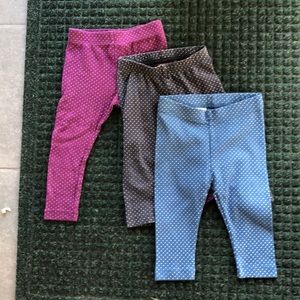 Lot of 3 pairs tea leggings